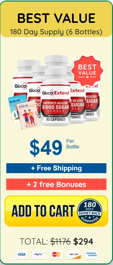 Gluco Extend - 6 Bottle